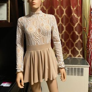 Elegant Sheet Top Skort